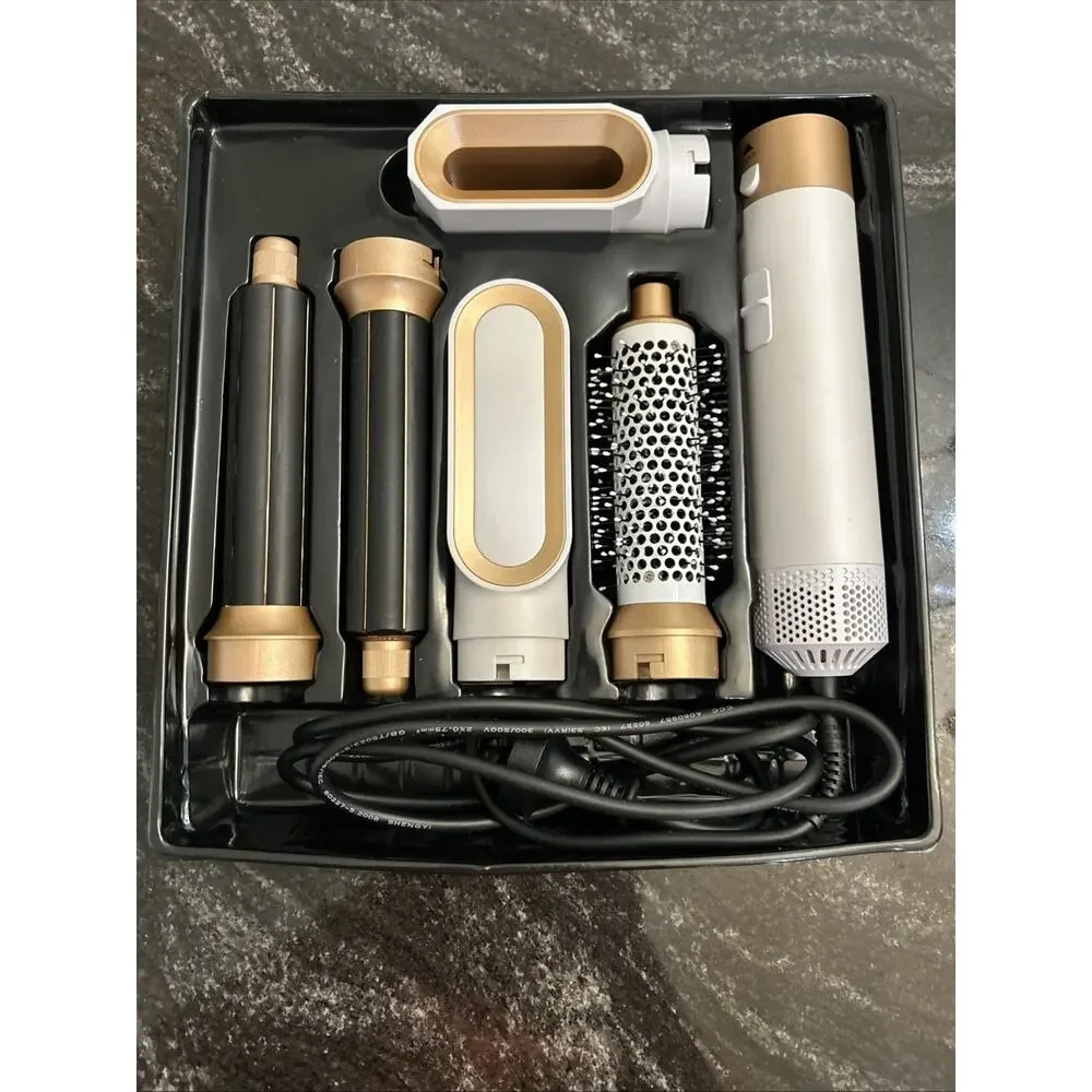 5 in 1 Multi Function Blow Dryer Hot Air Comb Brush Styling High Speed